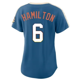 Limited Women's David Hamilton Milwaukee Brewers Mineral 2026 City Connect Stadium Jersey - Blue