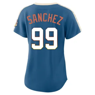 Limited Women's Gary Sanchez Milwaukee Brewers Mineral 2026 City Connect Stadium Jersey - Blue