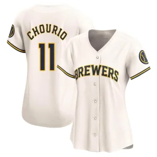 Limited Women's Jackson Chourio Milwaukee Brewers Home Jersey - Cream