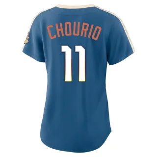 Limited Women's Jackson Chourio Milwaukee Brewers Mineral 2026 City Connect Stadium Jersey - Blue