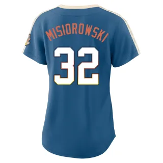 Limited Women's Jacob Misiorowski Milwaukee Brewers Mineral 2026 City Connect Stadium Jersey - Blue