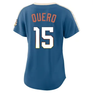 Limited Women's Jeferson Quero Milwaukee Brewers Mineral 2026 City Connect Stadium Jersey - Blue