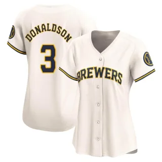 Limited Women's Josh Donaldson Milwaukee Brewers Home Jersey - Cream