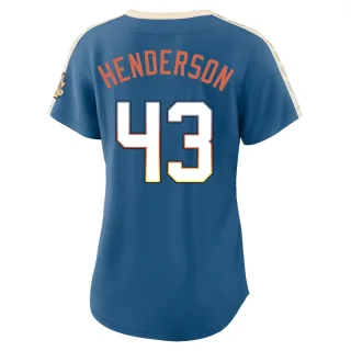 Limited Women's Logan Henderson Milwaukee Brewers Mineral 2026 City Connect Stadium Jersey - Blue