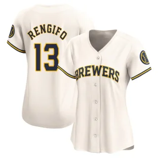 Limited Women's Luis Rengifo Milwaukee Brewers Home Jersey - Cream