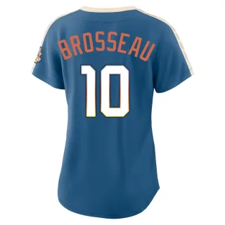 Limited Women's Mike Brosseau Milwaukee Brewers Mineral 2026 City Connect Stadium Jersey - Blue
