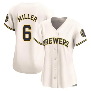 Limited Women's Owen Miller Milwaukee Brewers Home Jersey - Cream