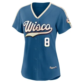 Limited Women's Ryan Braun Milwaukee Brewers Mineral 2026 City Connect Stadium Jersey - Blue