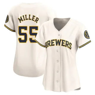 Limited Women's Shelby Miller Milwaukee Brewers Home Jersey - Cream