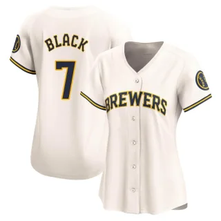 Limited Women's Tyler Black Milwaukee Brewers Home Jersey - Cream