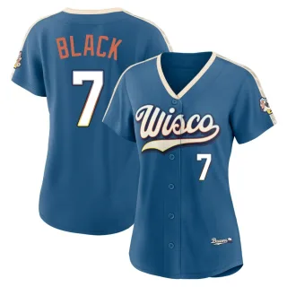 Limited Women's Tyler Black Milwaukee Brewers Mineral 2026 City Connect Stadium Jersey - Blue
