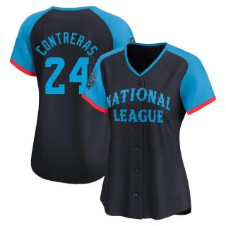 Limited Women's William Contreras Milwaukee Brewers National League 2024 All-Star Game Jersey - Navy