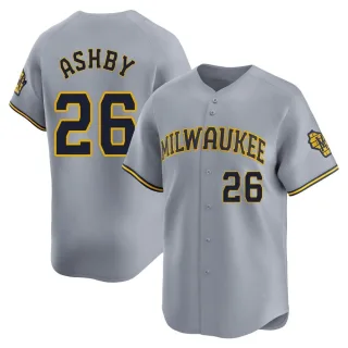 Limited Youth Aaron Ashby Milwaukee Brewers Away Jersey - Gray