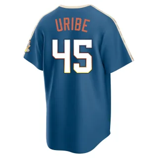Limited Youth Abner Uribe Milwaukee Brewers Mineral 2026 City Connect Stadium Jersey - Blue
