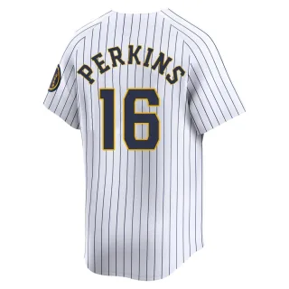 Limited Youth Blake Perkins Milwaukee Brewers Alternate Jersey - White