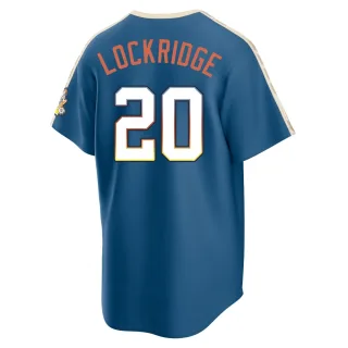 Limited Youth Brandon Lockridge Milwaukee Brewers Mineral 2026 City Connect Stadium Jersey - Blue