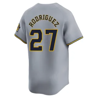 Limited Youth Carlos Rodriguez Milwaukee Brewers Away Jersey - Gray
