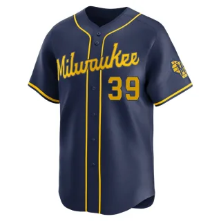 Limited Youth Chad Patrick Milwaukee Brewers Alternate Jersey - Navy