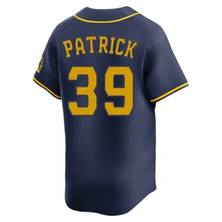 Limited Youth Chad Patrick Milwaukee Brewers Alternate Jersey - Navy