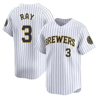 Limited Youth Corey Ray Milwaukee Brewers Alternate Jersey - White
