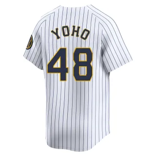 Limited Youth Craig Yoho Milwaukee Brewers Alternate Jersey - White