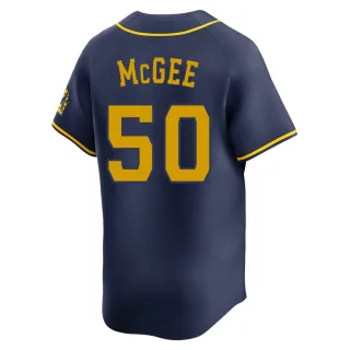 Limited Youth Easton McGee Milwaukee Brewers Alternate Jersey - Navy