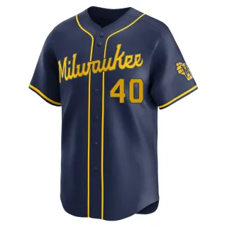Limited Youth Greg Jones Milwaukee Brewers Alternate Jersey - Navy