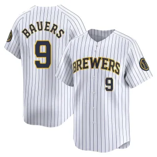 Limited Youth Jake Bauers Milwaukee Brewers Alternate Jersey - White