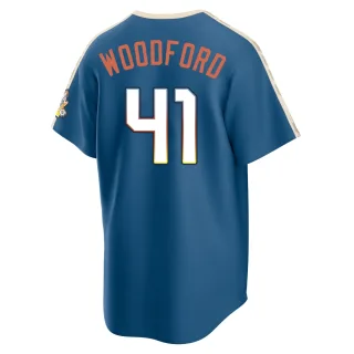 Limited Youth Jake Woodford Milwaukee Brewers Mineral 2026 City Connect Stadium Jersey - Blue