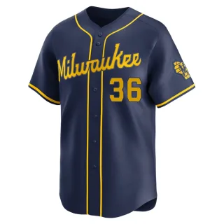 Limited Youth J.C. Mejia Milwaukee Brewers Alternate Jersey - Navy