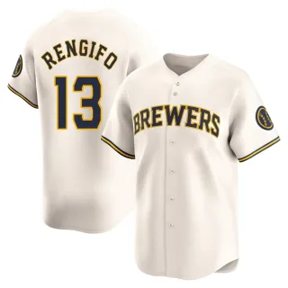 Limited Youth Luis Rengifo Milwaukee Brewers Home Jersey - Cream