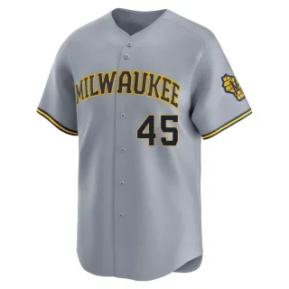 Limited Youth Luke Voit Milwaukee Brewers Away Jersey - Gray