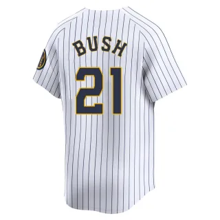 Limited Youth Matt Bush Milwaukee Brewers Alternate Jersey - White