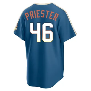 Limited Youth Quinn Priester Milwaukee Brewers Mineral 2026 City Connect Stadium Jersey - Blue