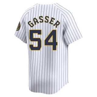 Limited Youth Robert Gasser Milwaukee Brewers Alternate Jersey - White