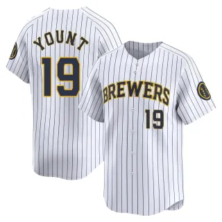 Limited Youth Robin Yount Milwaukee Brewers Alternate Jersey - White