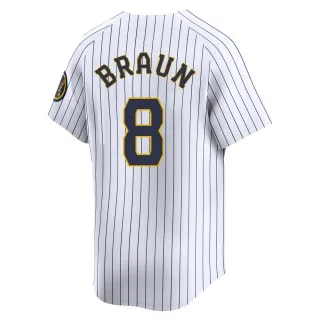 Limited Youth Ryan Braun Milwaukee Brewers Alternate Jersey - White