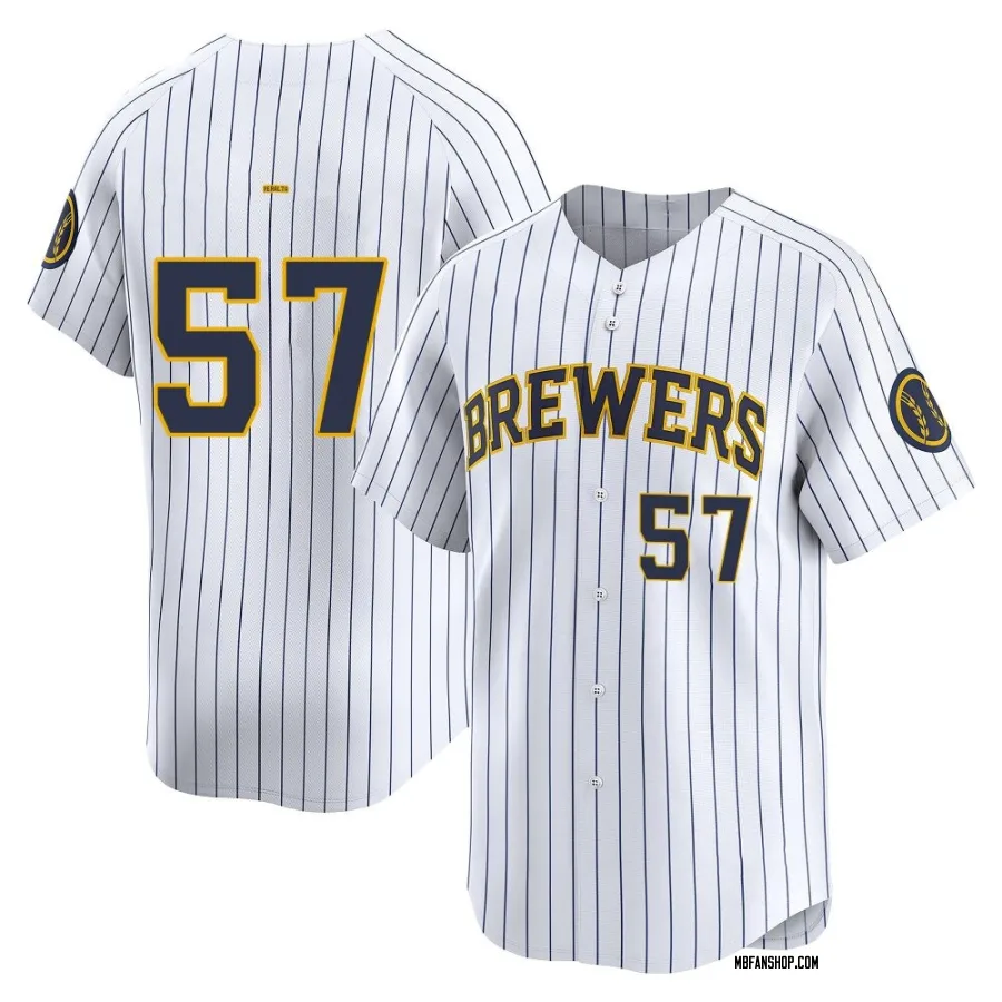 Limited Youth Sammy Peralta Milwaukee Brewers Alternate Jersey - White