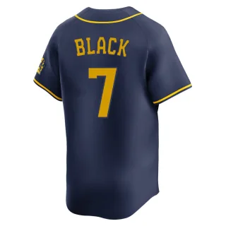 Limited Youth Tyler Black Milwaukee Brewers Alternate Jersey - Navy