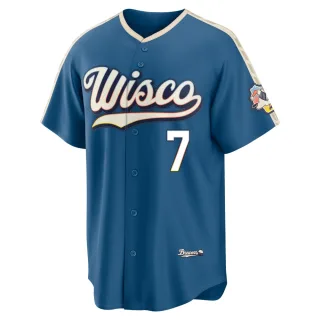 Limited Youth Tyler Black Milwaukee Brewers Mineral 2026 City Connect Stadium Jersey - Blue