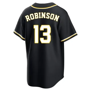 Replica Youth Glenn Robinson Milwaukee Brewers Fashion Out Jersey - Black