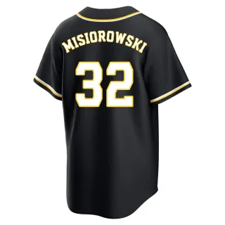 Replica Youth Jacob Misiorowski Milwaukee Brewers Fashion Out Jersey - Black