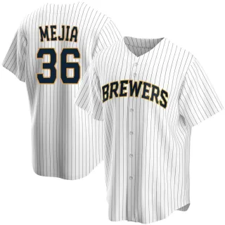 Replica Youth J.C. Mejia Milwaukee Brewers Home Jersey - White