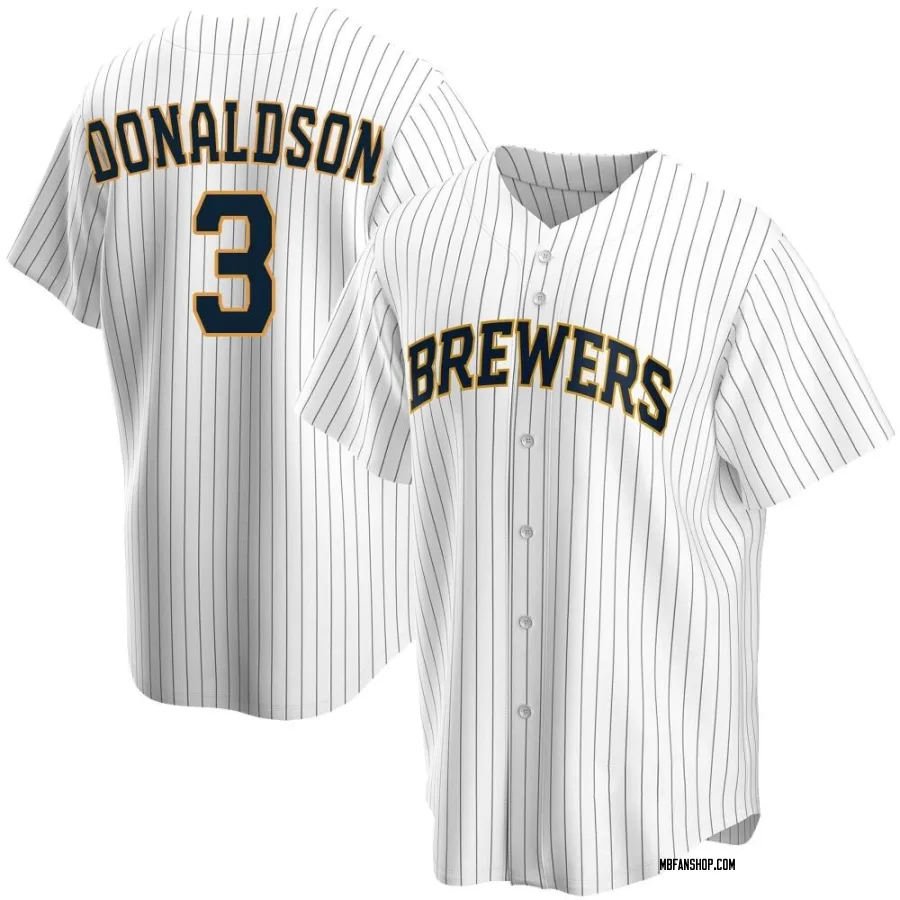 Replica Youth Josh Donaldson Milwaukee Brewers Home Jersey - White