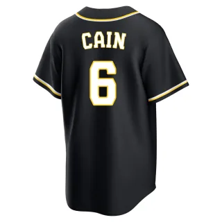Replica Youth Lorenzo Cain Milwaukee Brewers Fashion Out Jersey - Black