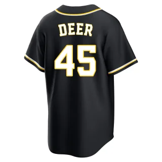 Replica Youth Rob Deer Milwaukee Brewers Fashion Out Jersey - Black