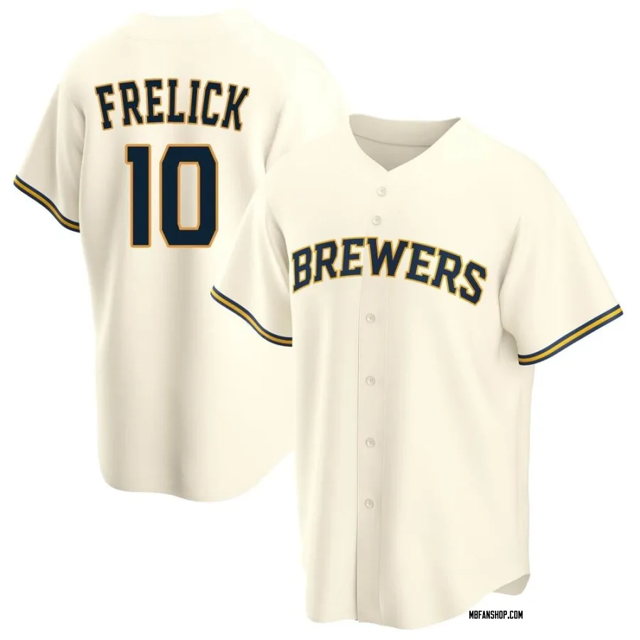 Replica Youth Sal Frelick Milwaukee Brewers Home Jersey - Cream