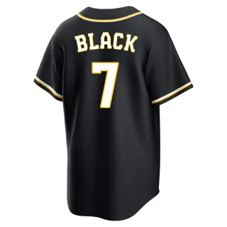 Replica Youth Tyler Black Milwaukee Brewers Fashion Out Jersey - Black
